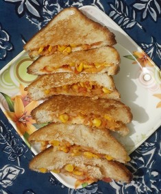 Maize  sandwiches Recipe