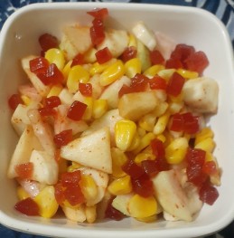Maize fruits chaat Recipe