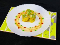 Oats chilla  Roll stuffed with veggies Recipe