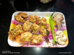 Cashew pakoda or kaju pakoda Recipe
