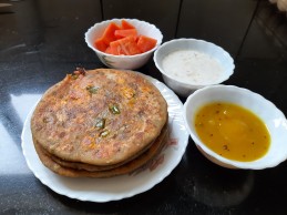 SCHEZWAN PANEER PARATHA RECIPE