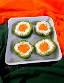 TRICOLOR STUFFED PANEER CAPSICUM Recipe