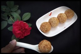 Sweet potato sesame balls Recipe