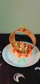 Deconstructed dahi papdi chaat Recipe