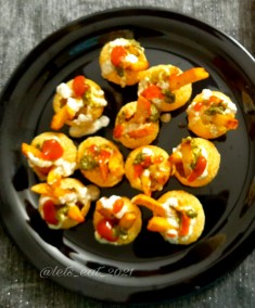 French Fries Dahi Puri Recipe