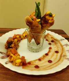 Potato paneer cone Recipe
