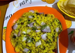 Aalu Poha Recipe