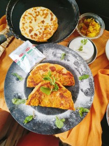Jain Maggi paratha Recipe