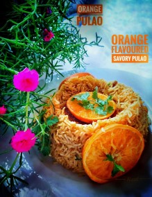 Savory Orange pulao Recipe