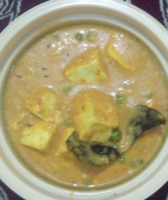Sahi mattar Paneer Recipe