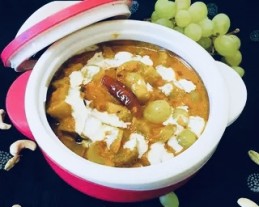 Cucumber grapes sabji Recipe