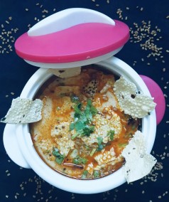 Papad dana methi sabji Recipe