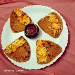 Carrot paratha