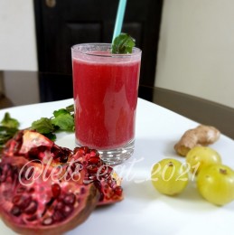 Basil Pomegranate Drink Recipe