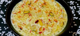 Sabudana Kheer / Sago Kheer Recipe