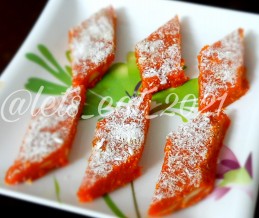 Orange Barfi Recipe