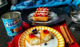 Golden Shiffon Cake With Vanilla Cream Recipe