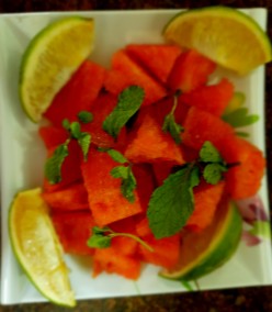Watermelon mint salad Recipe