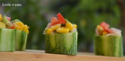 Cucumber Corn Bites Recipe