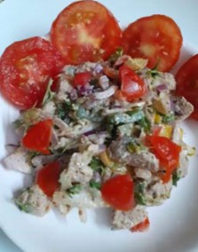 Soya chunk salad Recipe
