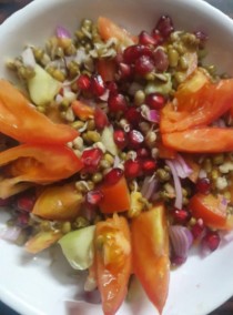 Moong sprout salad Recipe