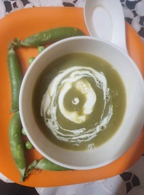 Green peas mint soup Recipe