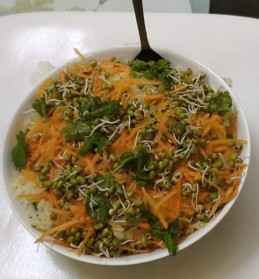 Moong bean Sprouts salad Recipe