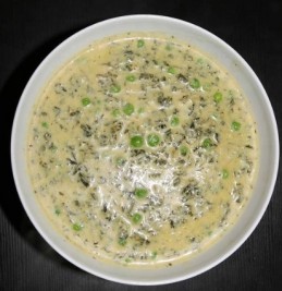 Green peas & palak soup Recipe