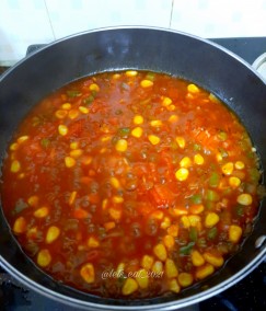 Mexican corn and tomato soup Recipe