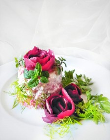 Mini beet Rice cake recipe