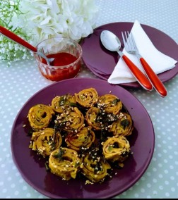 Roti Patra of leftover rotis recipe