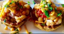 Leftover Chana dal Katori Chaat Recipe
