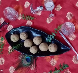 Left over wheat laddu recipe