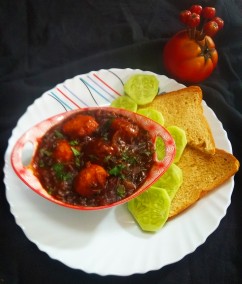 Egg yolk manchurian recipe
