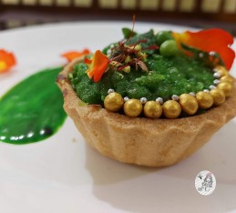 Matar (Peas) Halwa Tart Recipe
