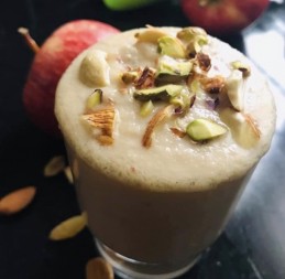Apple Dry fruits Milkshake Recipe