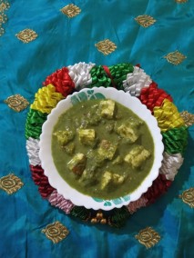 Green Palak Paneer Recipe