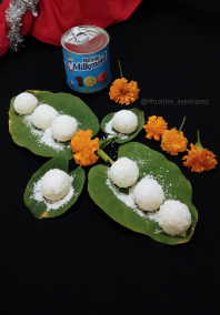 3 Milk No Bake Nestle Milkmaid Laddu Recipe