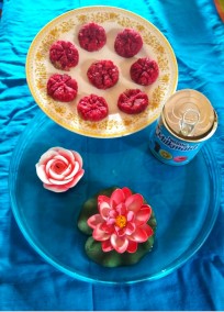 Red Flower Puffed Rice Sweet Recipe