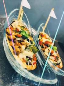 Aubergine Boats Recipe