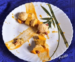 White chocolate mango sandesh truffle recipe