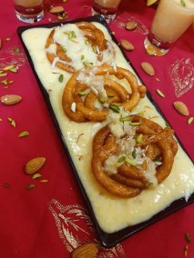 Mango Rabdi Jalebi recipe