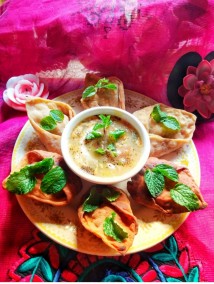 Chicken Corn Wonton With Soup Recipe