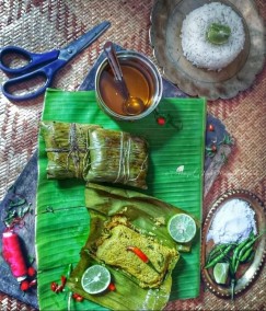 SOYA PATURI | STEAMED SOYA IN BANANA LEAF RECIPE