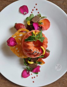 Hibiscus Syrup ?Coconut Rabri Pudding Recipe