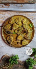 Sorshe Ilish/Hilsa cooked in Mustard Gravy Recipe