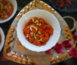 Less ghee carrot halwa recipe