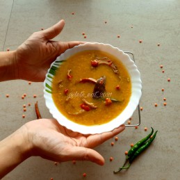 Red lentil with elephant apple recipe