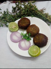Chane ke saag ke kabaab recipe