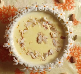 Saffron rice milk recipe